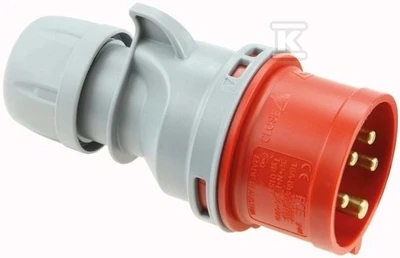 PCE Turbo Shark jungiklis 16A 400V 3P + Z + N IP44 (015-6TT)