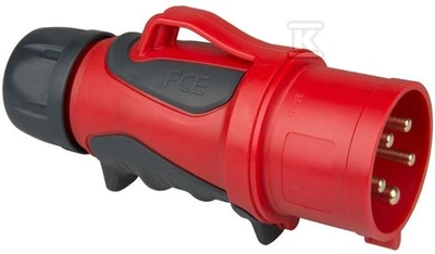 PCE Portinis kištukas 32A 5P 400V 6h IP44 / 54 GRIP 0253-6