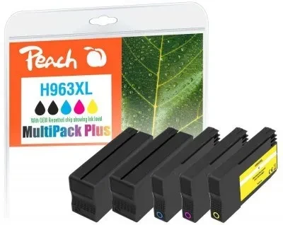 Peach Patrone HP Nr.963XL MultiPack Plus OEM atstatymas 2xb, c, m, y restauruotas