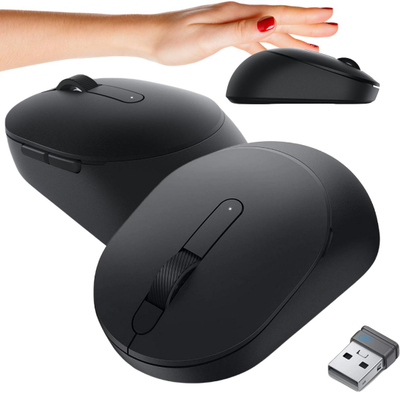 Dell | MS3320W | Wireless optical | 2.4GHz Optinė belaidė pelė | Wireless - 2.4 GHz, Bluetooth 5.0 | Juodas