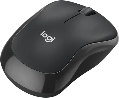 Belaidė kompiuterio pelė Logitech M240 Silent Bluetooth Mouse, grafito spalvos + Studio Series pelės kilimėlis