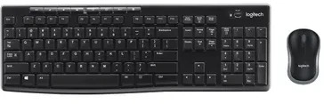 Belaidis klaviatūros ir pelės rinkinys Logitech MK270, DE išdėstymas