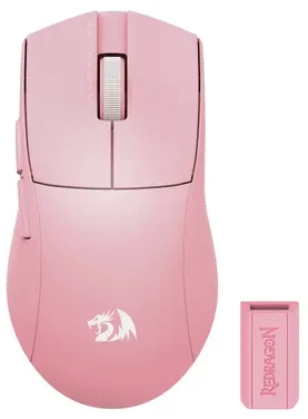 Pelė Myszka žaidimams Redragon M916 belaidė 26000 dpi optinė rožinė