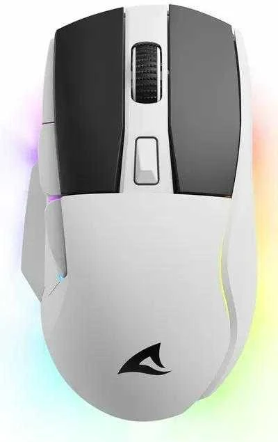 Sharkoon Pelė Shark SGM50W Optisch 6 mygtukai 6.400 DPI wei
