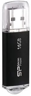 SILICON POWER KOMPIUTERIŲ IR RYŠIO ĮRENGINYS SILICON POWER atmintinė USB Ultima II I-series 16 GB USB 2.0 Juodas