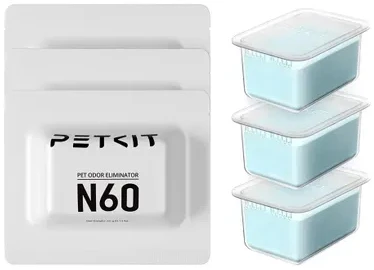 PetKit kvapų naikintojas N60, skirtas Petkit PUROBOT ULTRA kraiko dėžutei (3 vnt.)