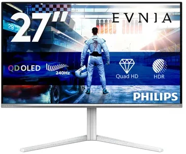Monitorius Philips | 27M2N6501L/00 | 27 " | QD-OLED | 16:9 | 240 Hz | 0.03 ms | 2560 x 1440 pikselių | 400 cd/m² | HDMI jungtys quantity 2 | Baltas