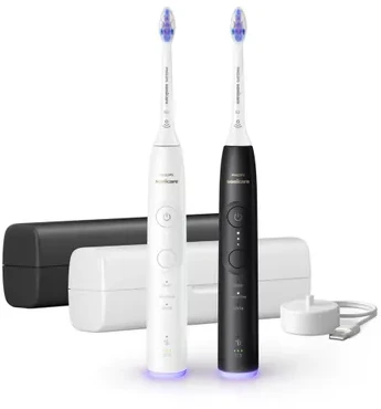 Philips HX7419/01 elektrinis šepetėlis Suaugusiesiems Soninis dantų šepetėlis Juodas, Baltas