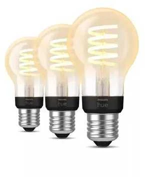 Philips Hue Baltas Ambiance E27 Filament 3erPack