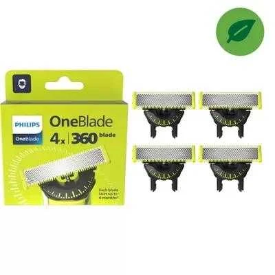 Philips OneBlade 360 keičiamų peiliukų rinkinys QP440/50