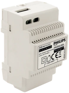 Orno „Philips WelcomeEye Power“ modulinis transformatorius vaizdo domofonų sistemoms, 230 V AC / 24 V DC, lengvai ir greitai montuojamas ant paviršiaus,
