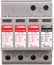Phoenix Contact 2 tipo viršįtampių ribotuvas 4P 20kA 1,6kV 335V (2801321)