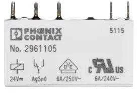 Phoenix Contact Pramoninis relė 1P 24V DC REL MR 24DC/21 (2961105)