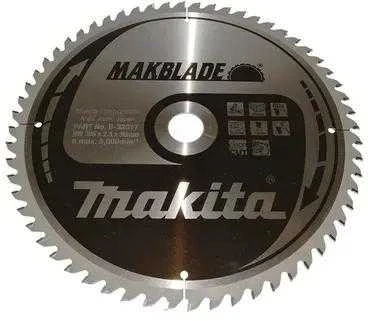 Makita T.C.T. Zāģripa MAKBLADE 305X2.3X30mm 5° T60 B-32817 T.C.T • 305 x30 mm • T60 • 5° • Kokam