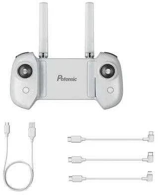 „Potensic“ nuotolinio valdymo pultas dronui su stabilizatoriumi, 1 USB įkrovimo laidu ir 3 OTG laidais