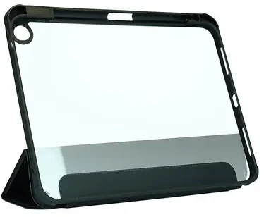 Carruzzo Mobilis 060021 planšetinio kompiuterio dėklas 27,9 cm (11″) Atlenkiamas dėklas Juoda, Permatomas