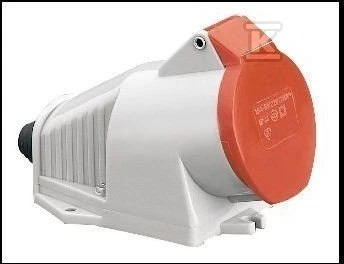 Polam Nakło Fiksuotas lizdas 32A 3P+E IP44 izoliuotas 380V 2647-126