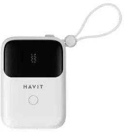 Havit PB5215 - 10000mAh išorinė baterija, balta