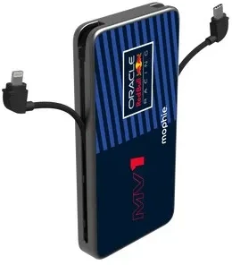 Carruzzo Mophie Powerstation Plus Raudona Bull Racing MV1 10000 mAh USB-C Lightning 30W