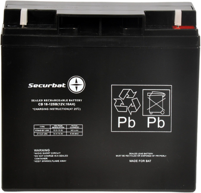 Powerbat Akumuliatorius AGM SECURBAT 12V 18Ah