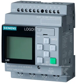 LOGOTIKAS! 230RCE – skaitmeninis įvesties/išvesties modulis su ekranu – Siemens 6ED1052-1FB08-0BA2