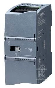 Siemens SM 1232 analoginis išvesties modulis, priekinis vaizdas