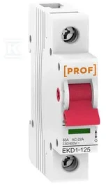 Prof IZOLIATORIUS EKD1-125-1P-63A-AC-