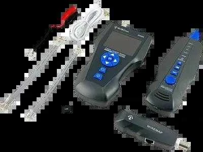 Profesionalus tinklo ir koaksialinio kabelio testeris su TDR matavimu, PING testu, PoE ALANTEC