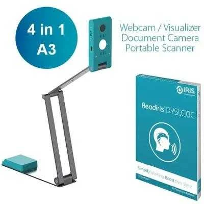 Skeneris IRIS IRIScan Visualizer 7 Dyslexic | Document camera