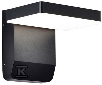 Sieninis šviestuvas V-tac 17W LED sieninis lauko šviestuvas, juodas, 4000K, IP65