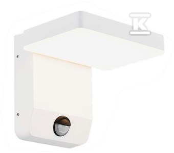 V-tac 17W LED sieninis lauko šviestuvas, baltas, 3000K, IP65, su judesio davikliu