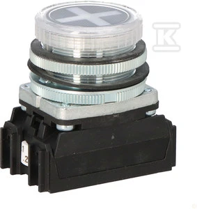 Promet LED padėties indikatorius raudonai geltonas 24-030V AC / DC - W0-NEF30WP CZ