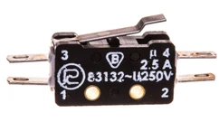 Promet W0-59-682721 Miniatiūrinis jungiklis su papildoma pavara 83132s54AR-14.75 W0-59-682721