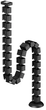 Laikiklis NEOMOUNTS CABLE SPINE ORGANIZER FOR SIT/STAND DESK FRAMES, MAGNET MOUNTED, Juodas