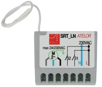 PROXIMA 1 rulonėlės valdiklis 230 V ATELOR-SRT_LN 433.92 MHz ATELOR