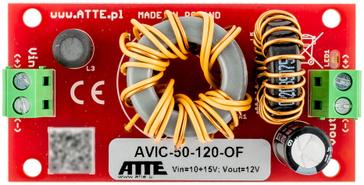 Atte DC/DC maitinimo šaltinis AVIC-50-120-OF 10-15V 50W 4A