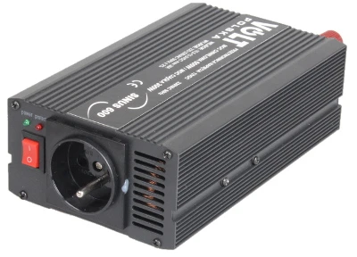 Voltų sinusinis keitiklis 12V / 230V 300 / 600W
