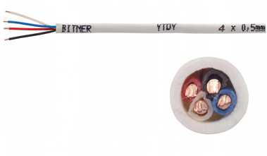 SIGNALIZACIJOS DOMOFONO LAIDAS BITNER YTDY 12X0.5 - 100 M