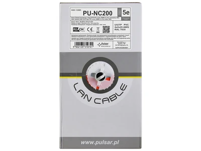 Pulsar PU-NC200 Skrętka U/UTP, kat.5e, 25AWG,