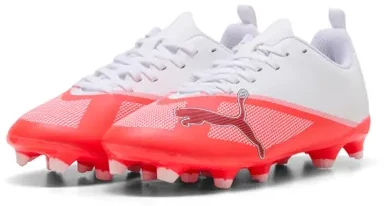 PUMA Ultra 7 Play FG/AG Jr Futbolo kamuolys Unisex Raudona, Baltas