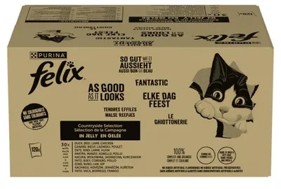 PURINA FELIX FANTASTIC Mix Country Skonis 120x85g