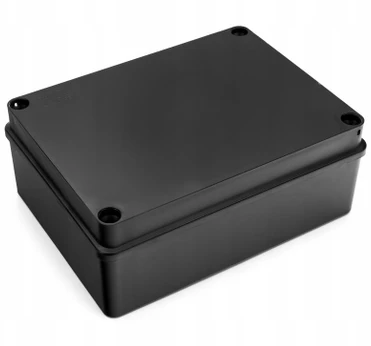 Pawbol S-Box 416C ant paviršiaus montuojama dėžutė - 190x140x70, be riebokšlių, juoda IP65