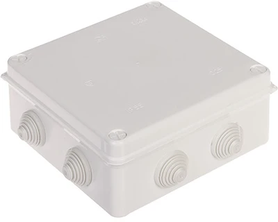 ATSIŠAKOJIMO DĖŽUTĖ SU RIEBOKŠLIAIS LUX-167X167/EPN IP55 Elektro-Plast