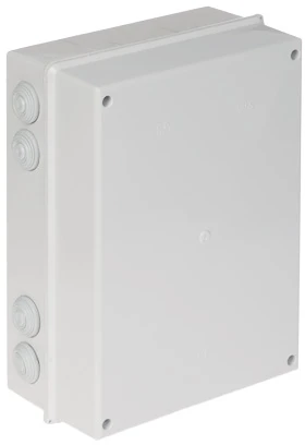 ATSIŠAKOJIMO DĖŽUTĖ SU RIEBOKŠLIAIS LUX-303X214/EPN IP55 Elektro-Plast