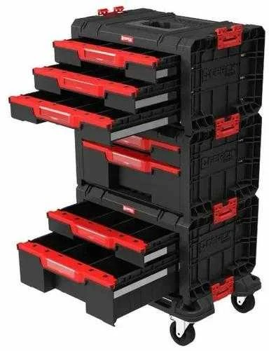 Q-Brick Įrankių dėžių komplektas Qbrick PRO WORKSHOP SET 1 2.0