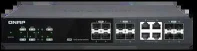 Šakotuvas QNAP QSW-M408-4C tinklo komutatorius Valdomas L2 Gigabit Ethernet (10/100/1000) Balta