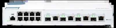 Šakotuvas Qnap Systems QNAP QSW-M408S 8 prievadas 1 Gbps 4 prievadas 10 GbE SFP+ žiniatinklio valdomas jungiklis