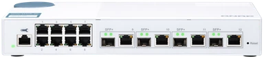 Šakotuvas Qnap Systems QNAP QSW-M408S 8 prievadas 1 Gbps 4 prievadas 10 GbE SFP+ žiniatinklio valdomas jungiklis