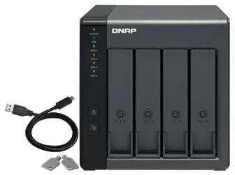QNAP TR-004 diskų masyvas Juoda