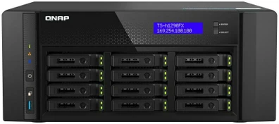 Serveris QNAP NAS TS-h1290FX-7302P-128G 12x0HDD AMDEPYC 7332P 16